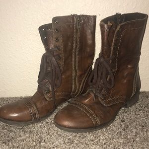 Steve Madden combat boots